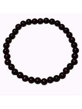 Boho Beaded Bracelet Brown Beads Elastic Stretch Minimalistic Fashion Jewelry